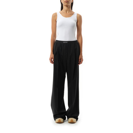 Loewe Waistband Trouser in Black