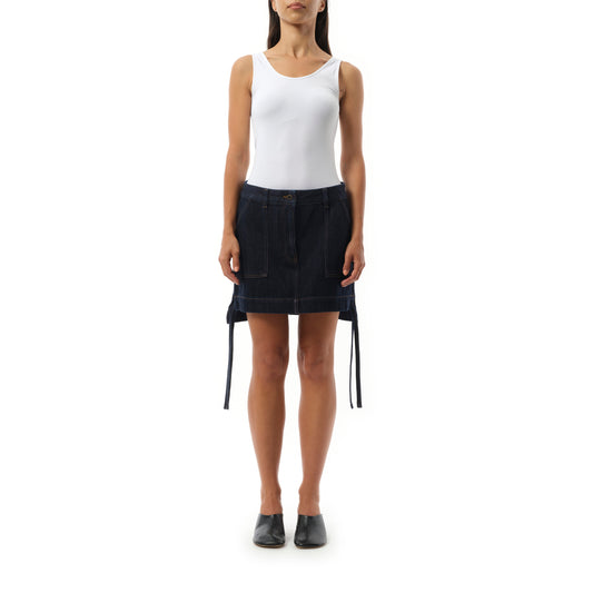 Workwear Skirt in Indigo Blue