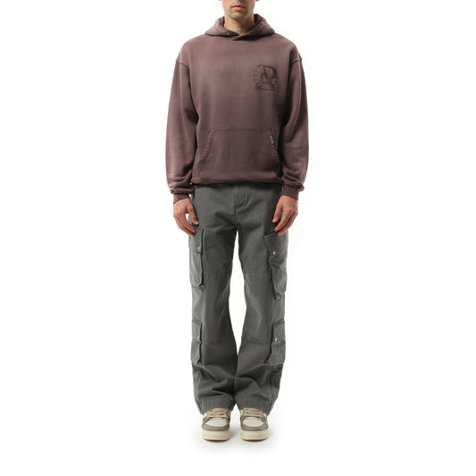 Represent X Belstaff Outline Phoenix Hoodie in Plum