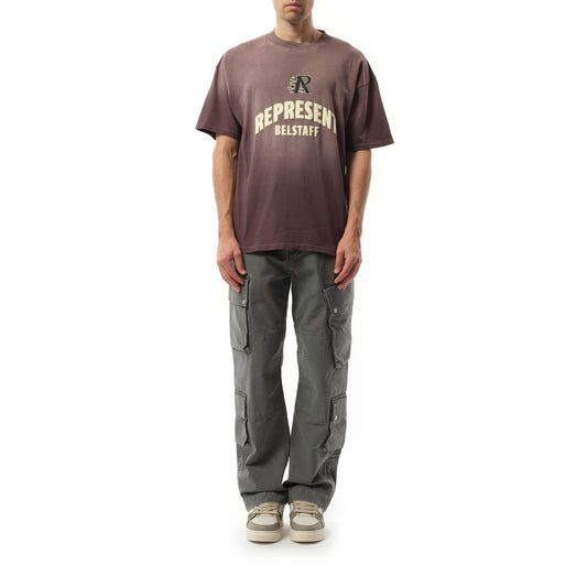 Represent X Belstaff Flame Pheonix T-Shirt in Plum