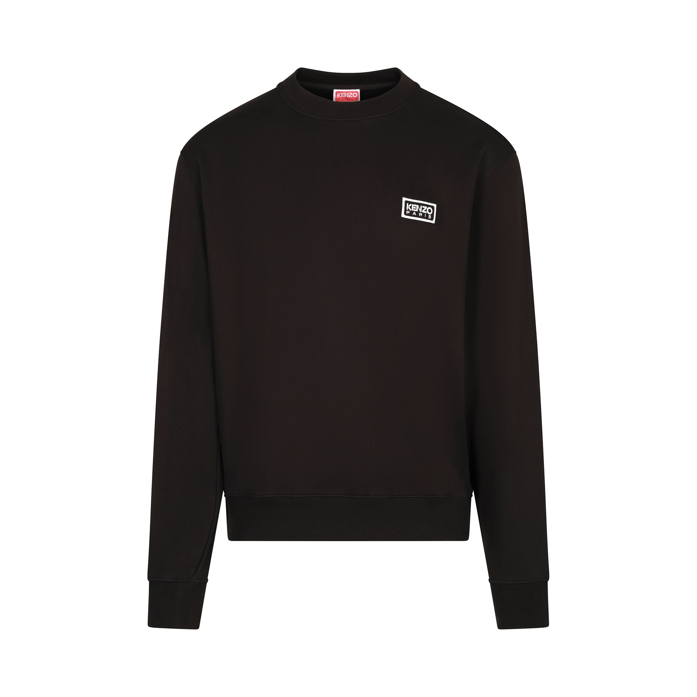 Bicolour KP Classic Sweatshirt in Black