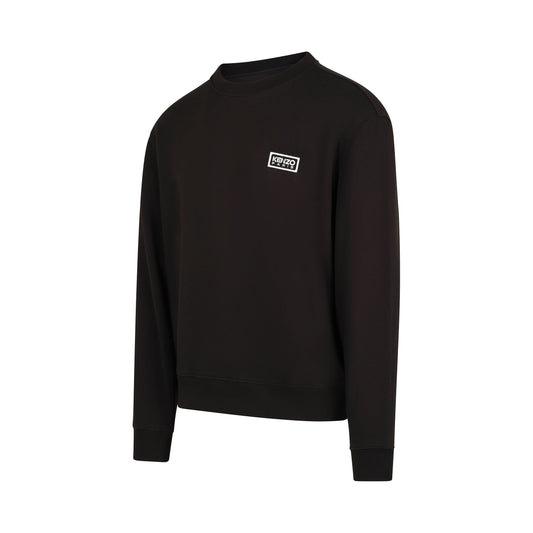 Bicolour KP Classic Sweatshirt in Black