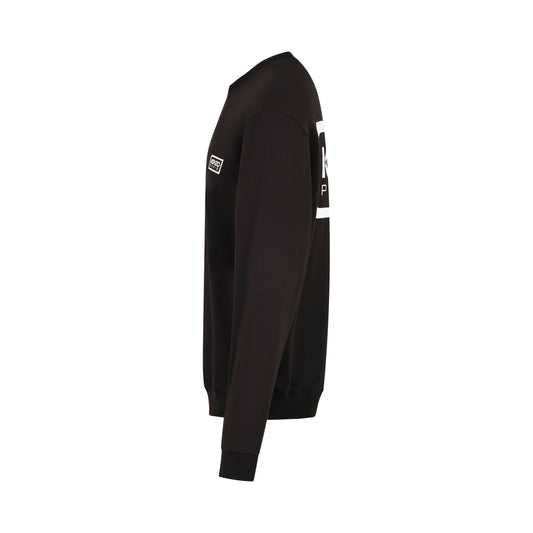 Bicolour KP Classic Sweatshirt in Black