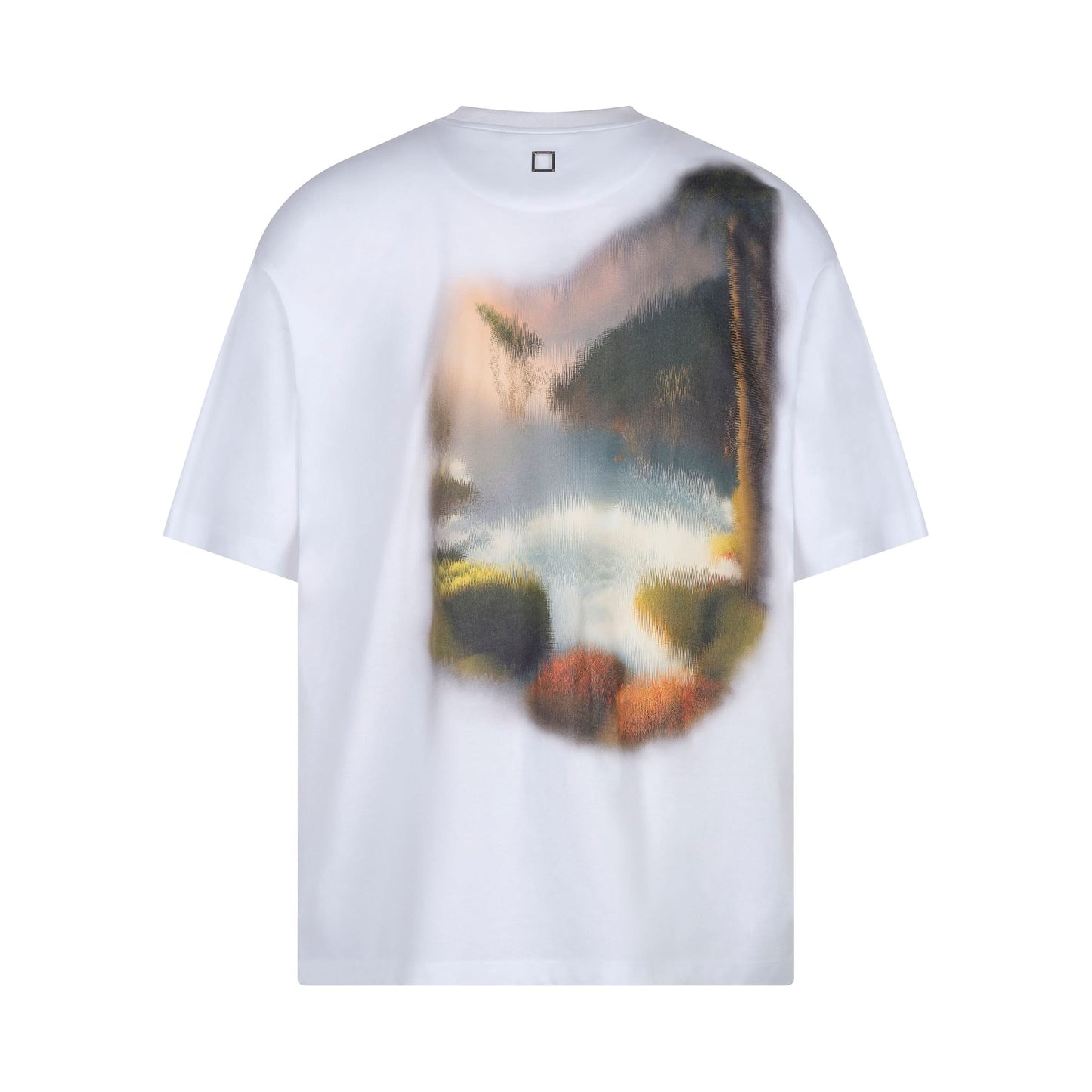 Scenery Print T-Shirt in White