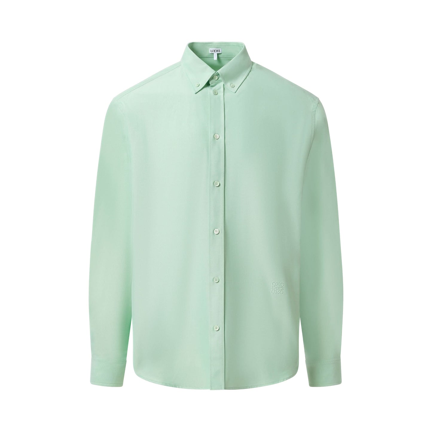 Anagram Detail Shirt in Light Green