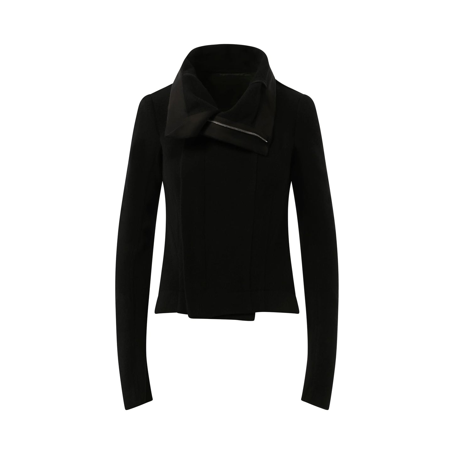 Naska Biker Wool Jacket in Black