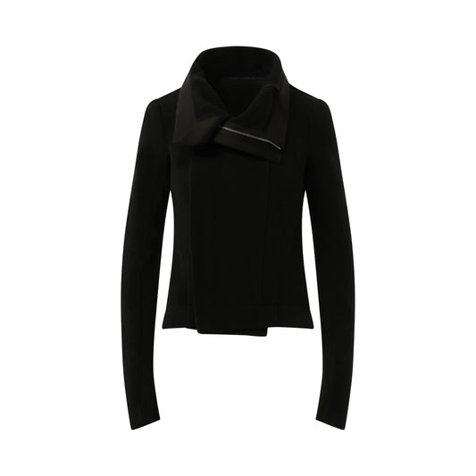 Naska Biker Wool Jacket in Black