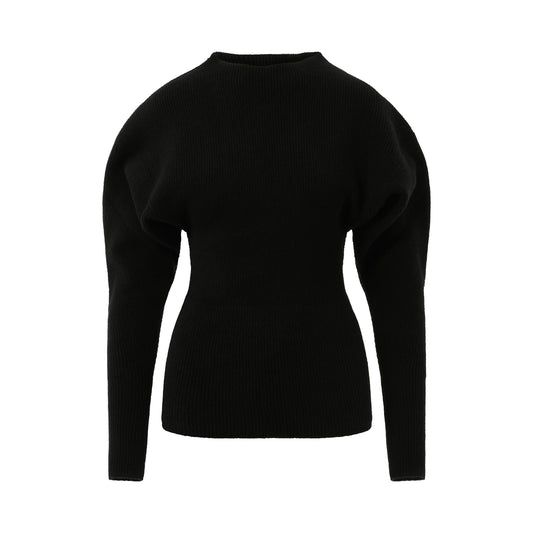 Dafne Knit Sweater in Black