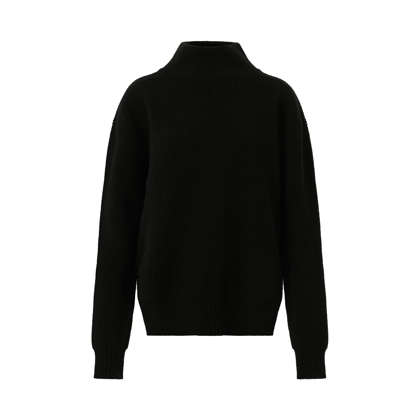 Fisherman Tabard Sweater in Black