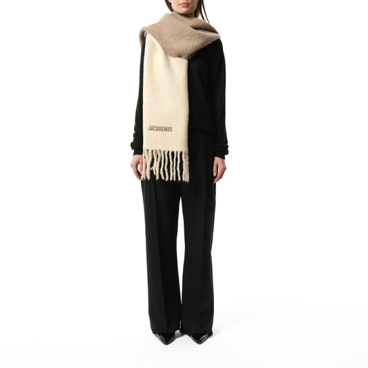 L
echarpe Moisson Scarf in Beige