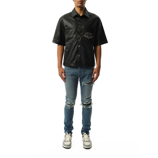 Amiri Arts District Camp Shirt in Black