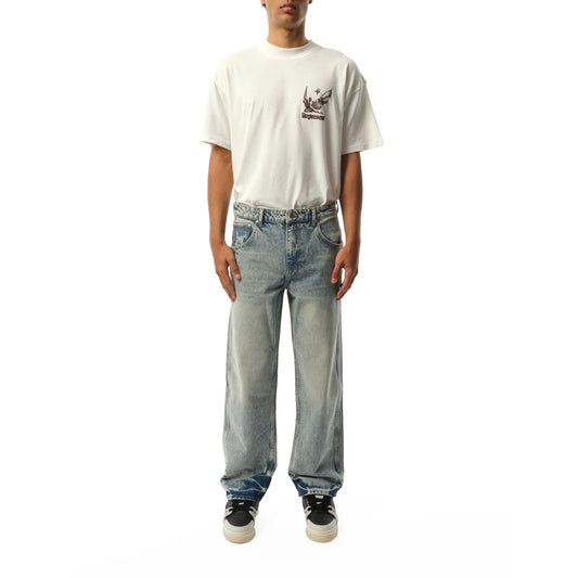 R3 Baggy Denim Pants in Blue