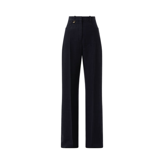 Le Pantalon Sauge in Dark Navy