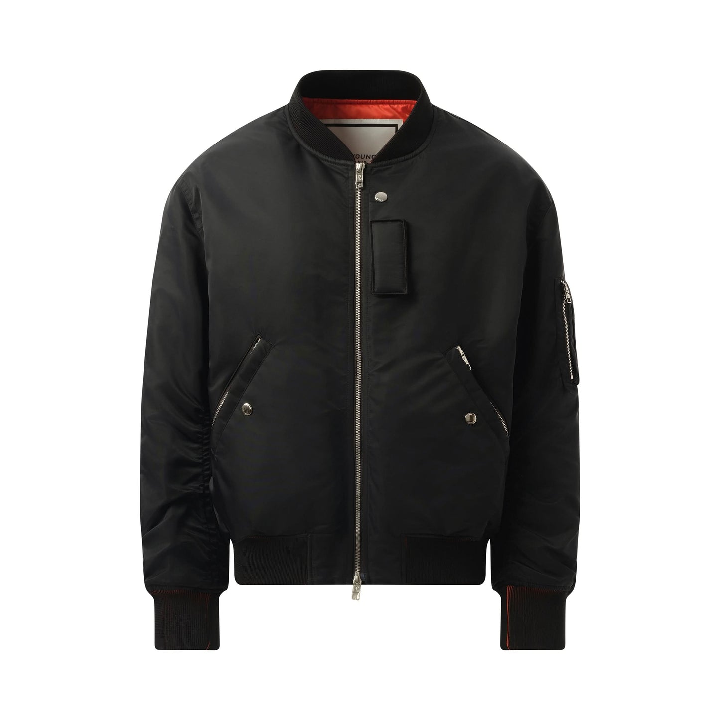 Back Logo MA-1 Jacket in Black