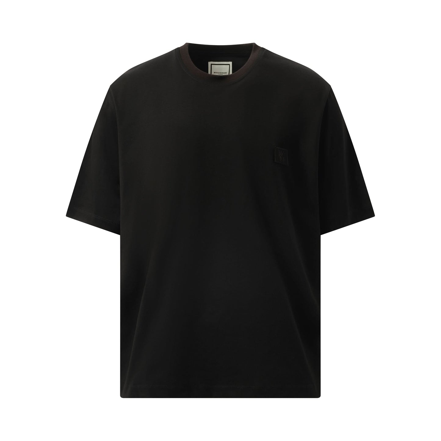 Metallic Print T-Shirt in Black