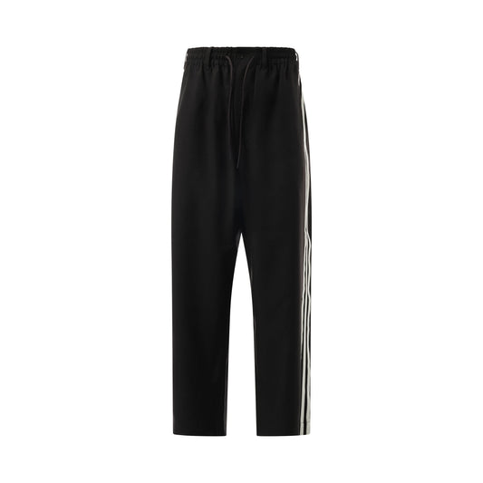 Sports Uniform 3 Stripe Pants in Black