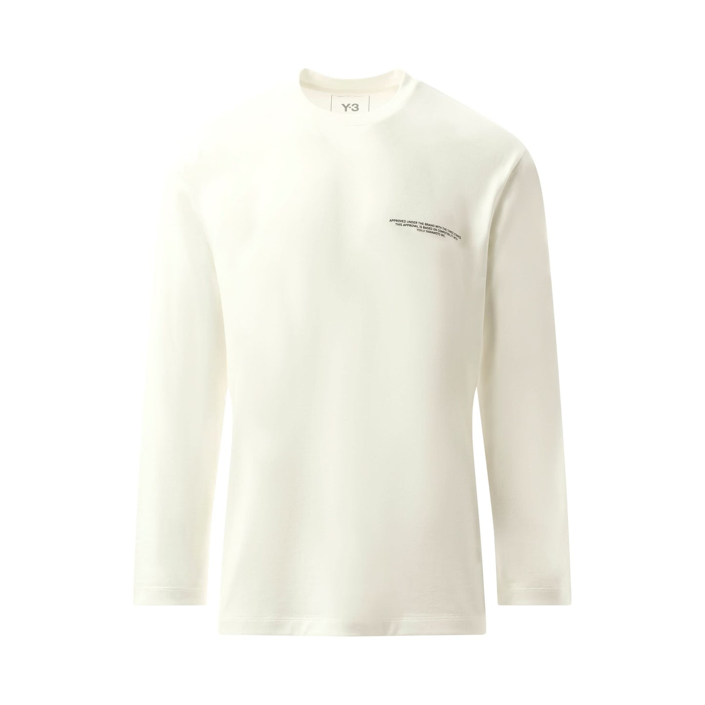 Logo Long Sleeve T-Shirt in White