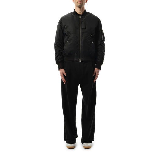 Back Logo MA-1 Jacket in Black