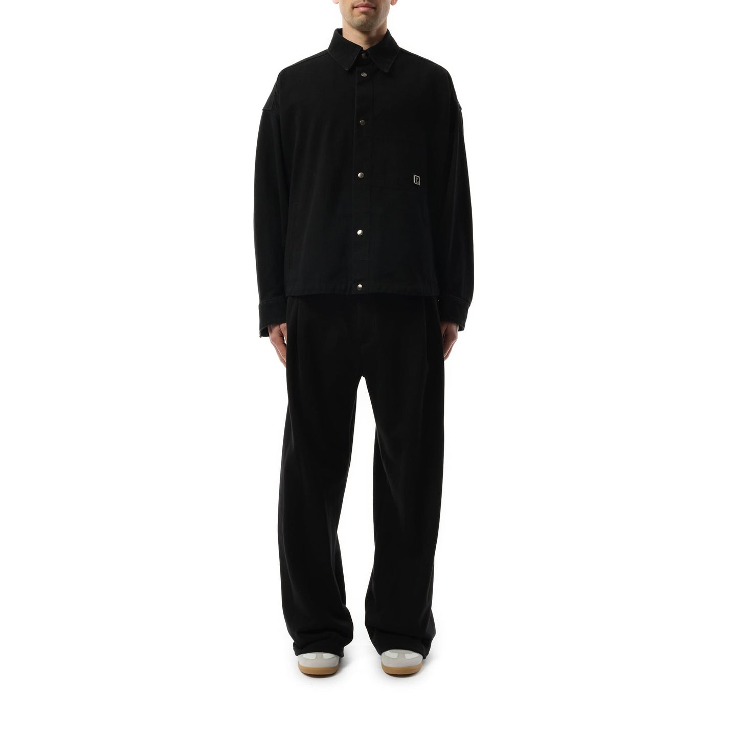 PariSeoul Denim Shirt in Black