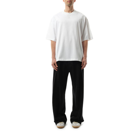 Square Embroidery T-Shirt in White