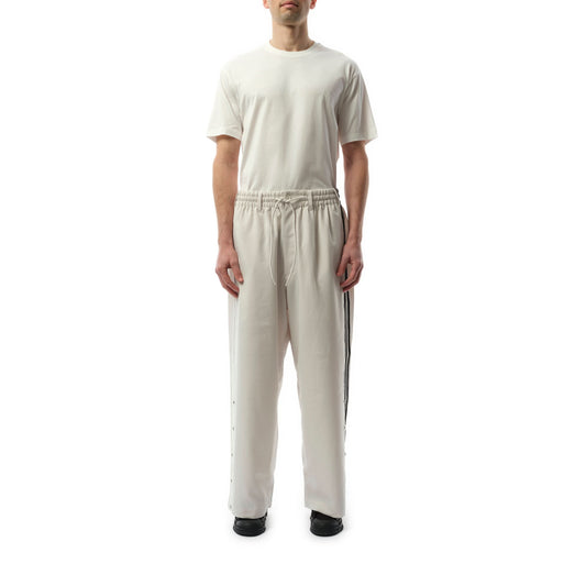 Snap Button 3 Stripe Pants in Orb Grey