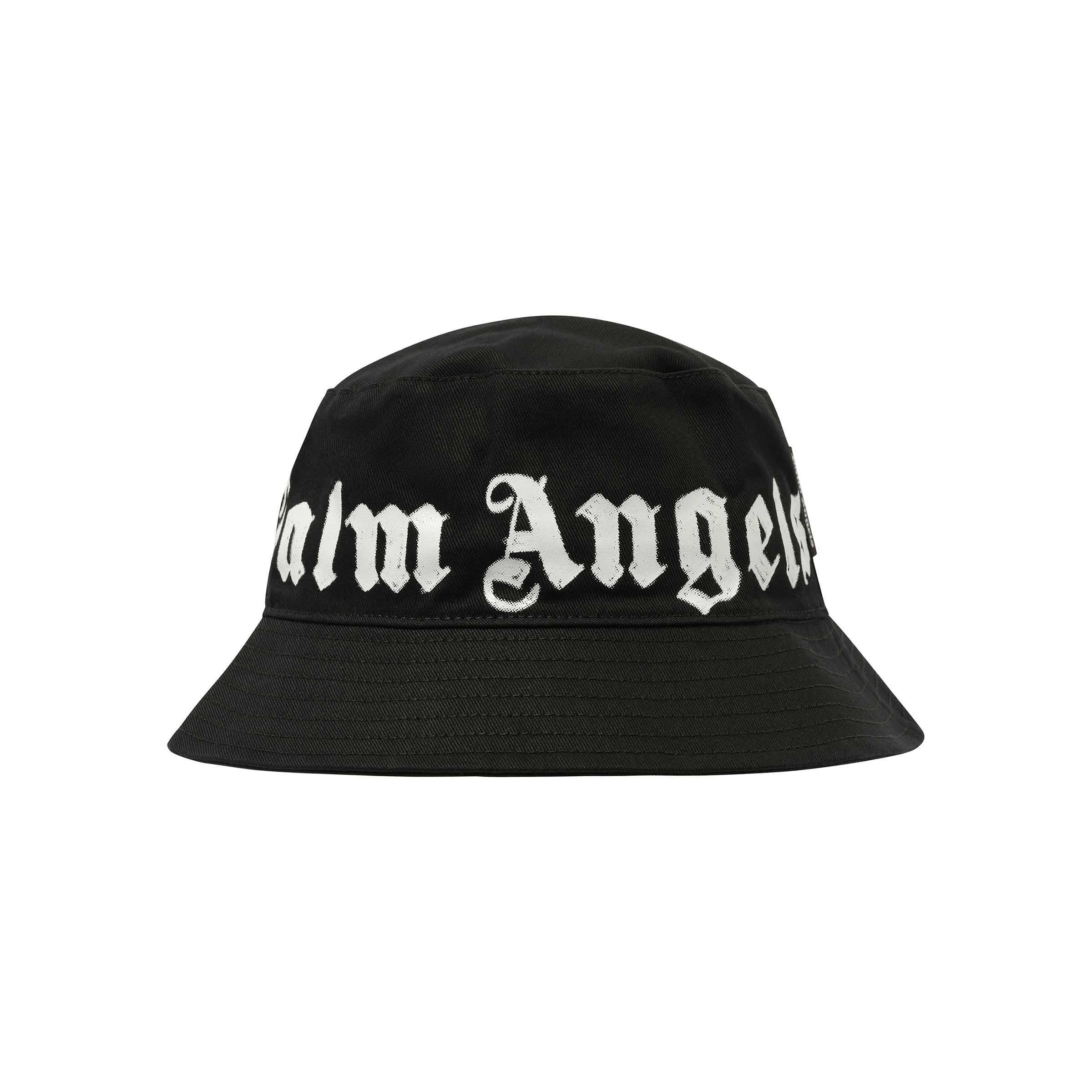 Neck Logo Bucket Hat in Black/Off White