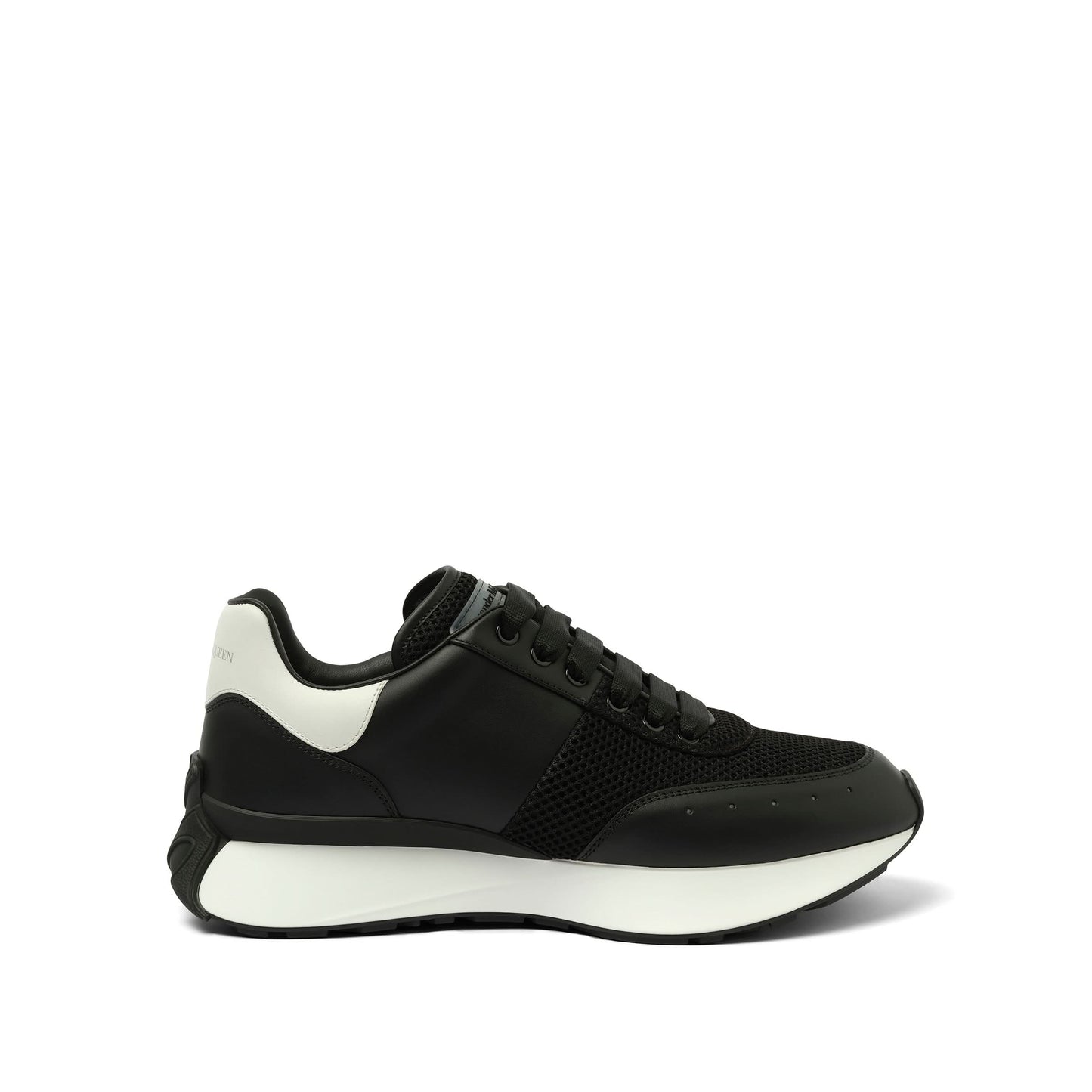 Larry Oversized Sneaker in Black/White/Silver