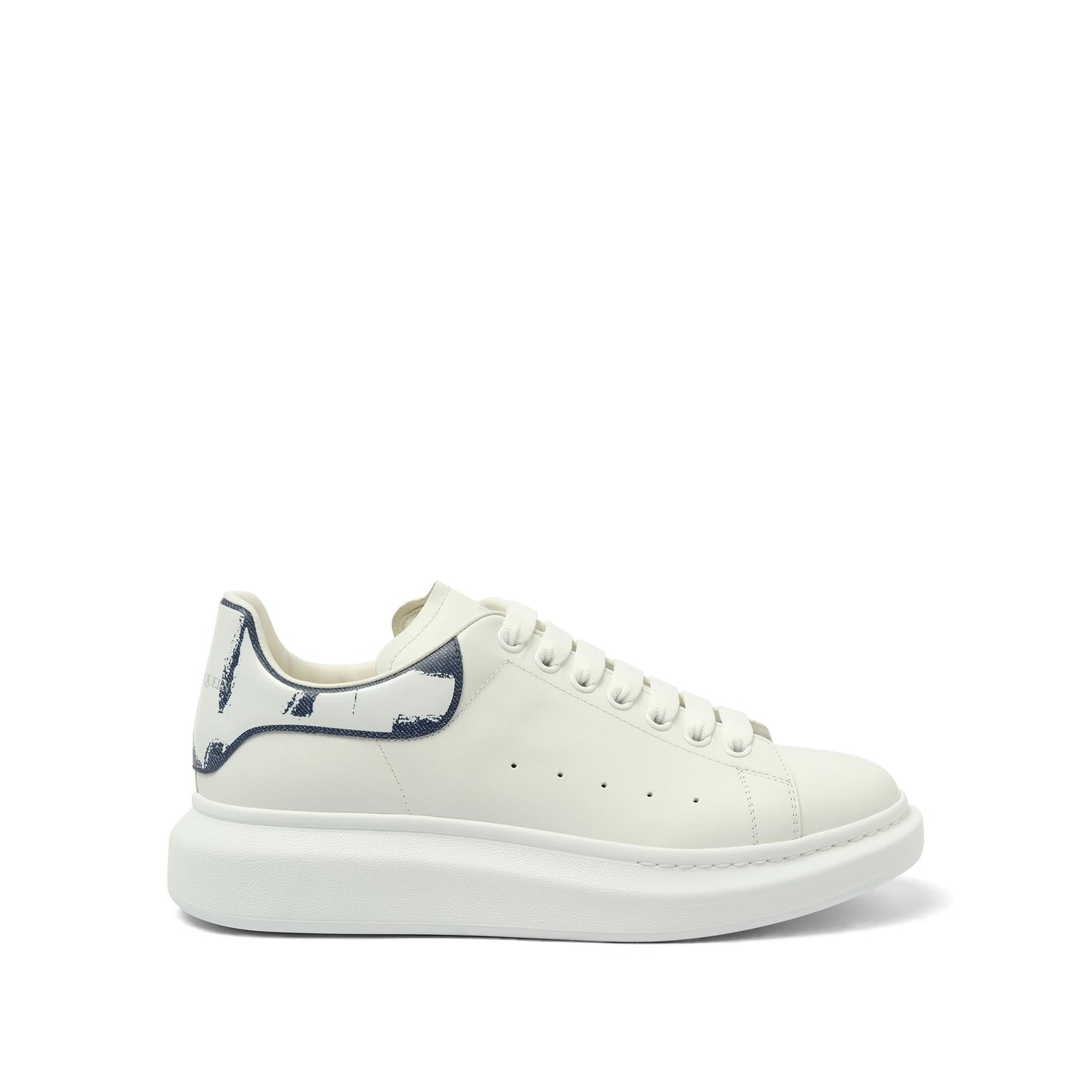 Larry Oversized Sneaker in White/Indigo