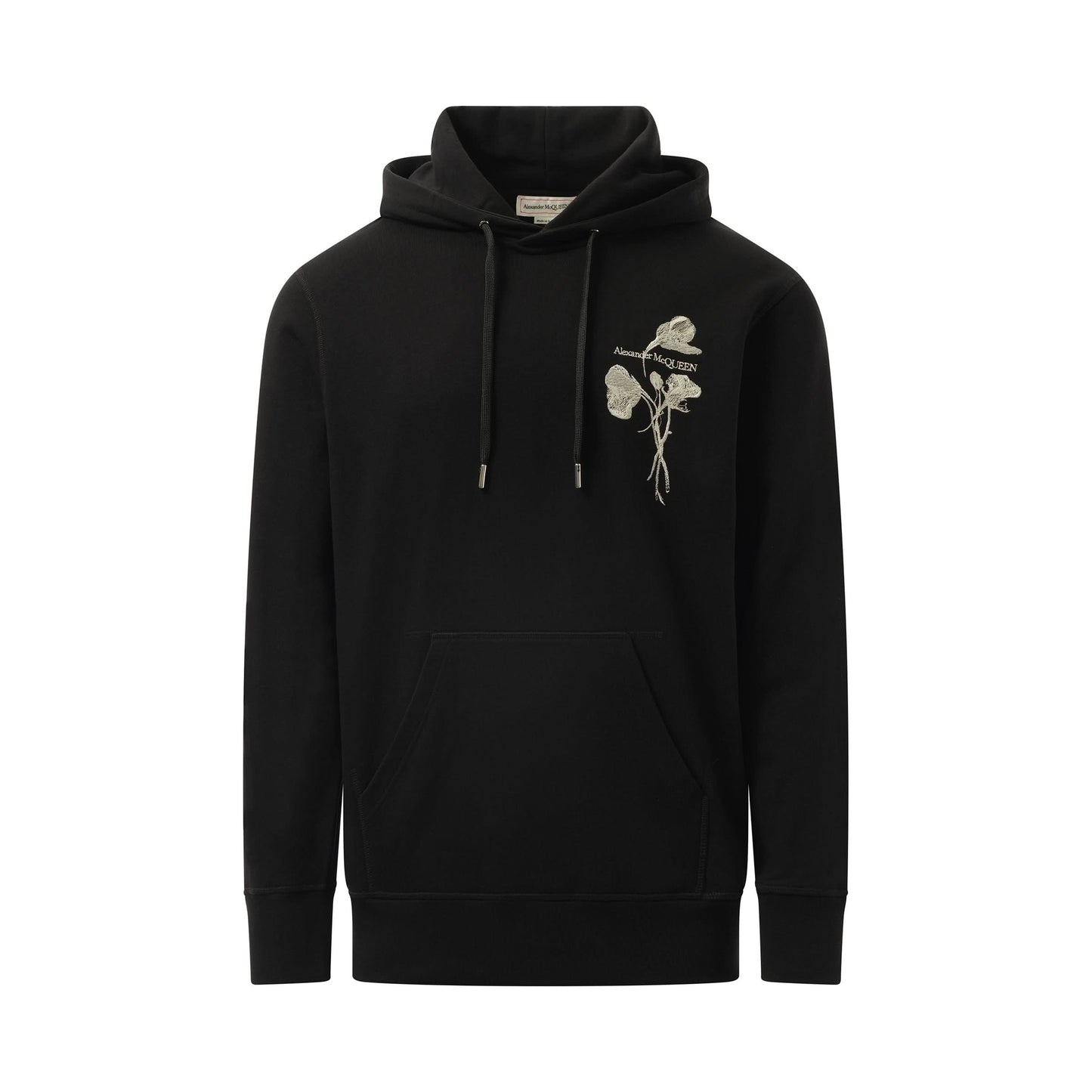 EMB Loopback Hoodie in Black