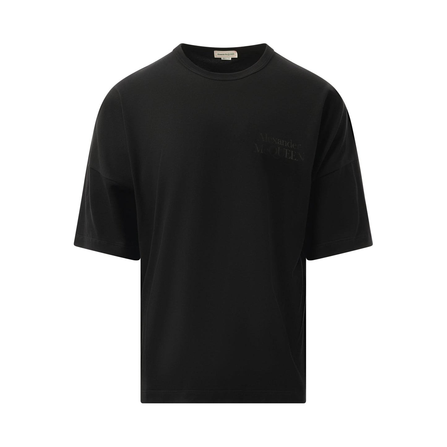 Exploded Logo T-Shirt in Black/Black