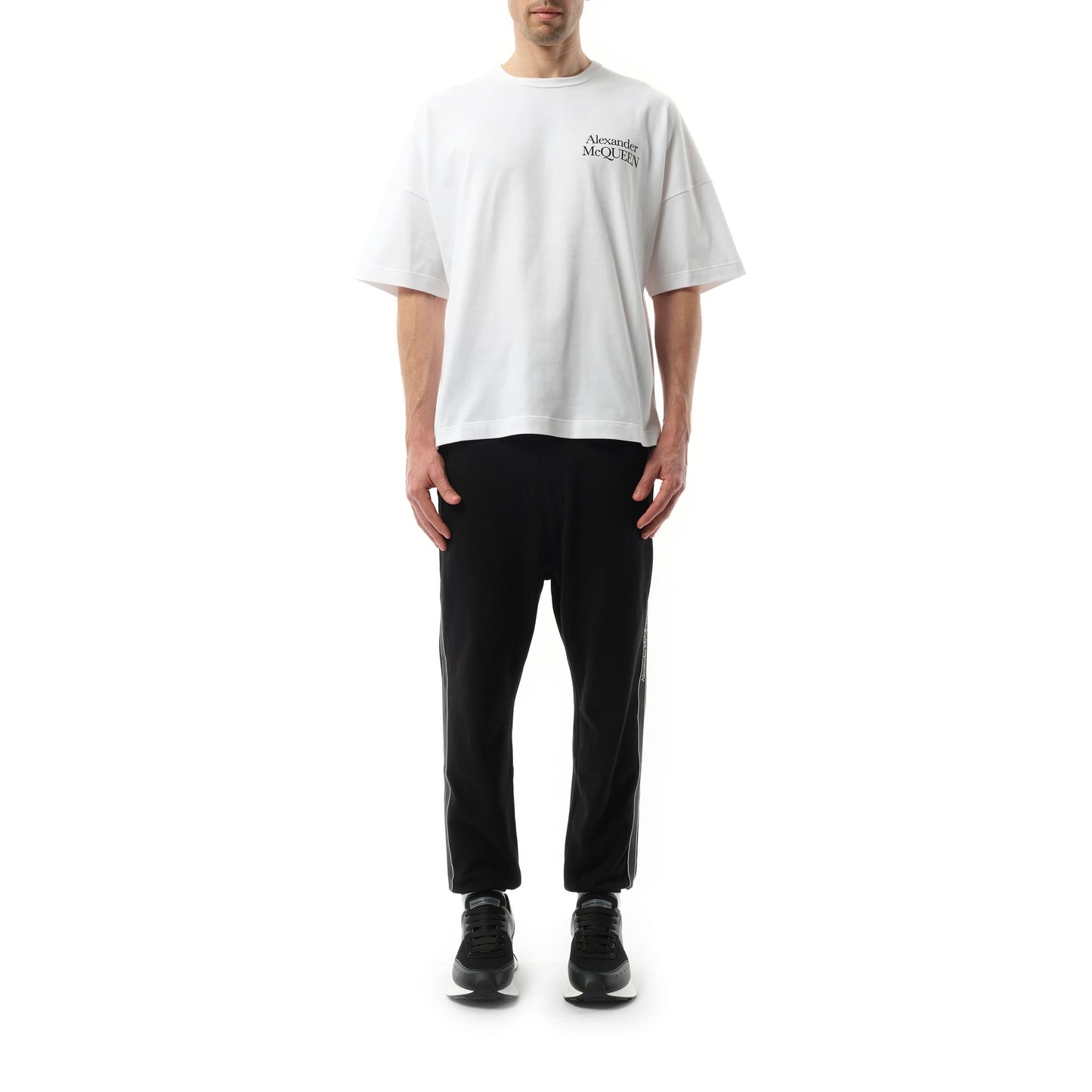 Exploded Logo T-Shirt in White/Black