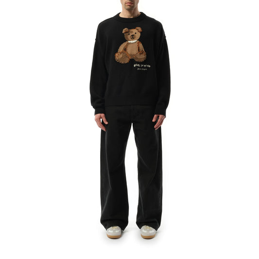 Bear in Mind Sweater in Black/Brown