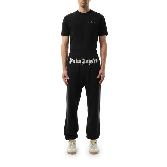 Classic Logo Sweatpants in Black/Off White