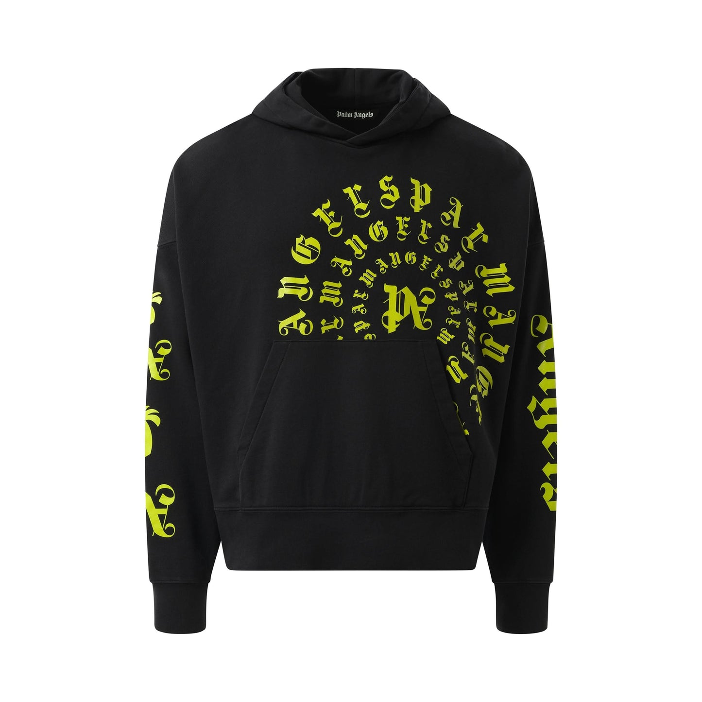 Vertigo Hoodie in Black/Lime