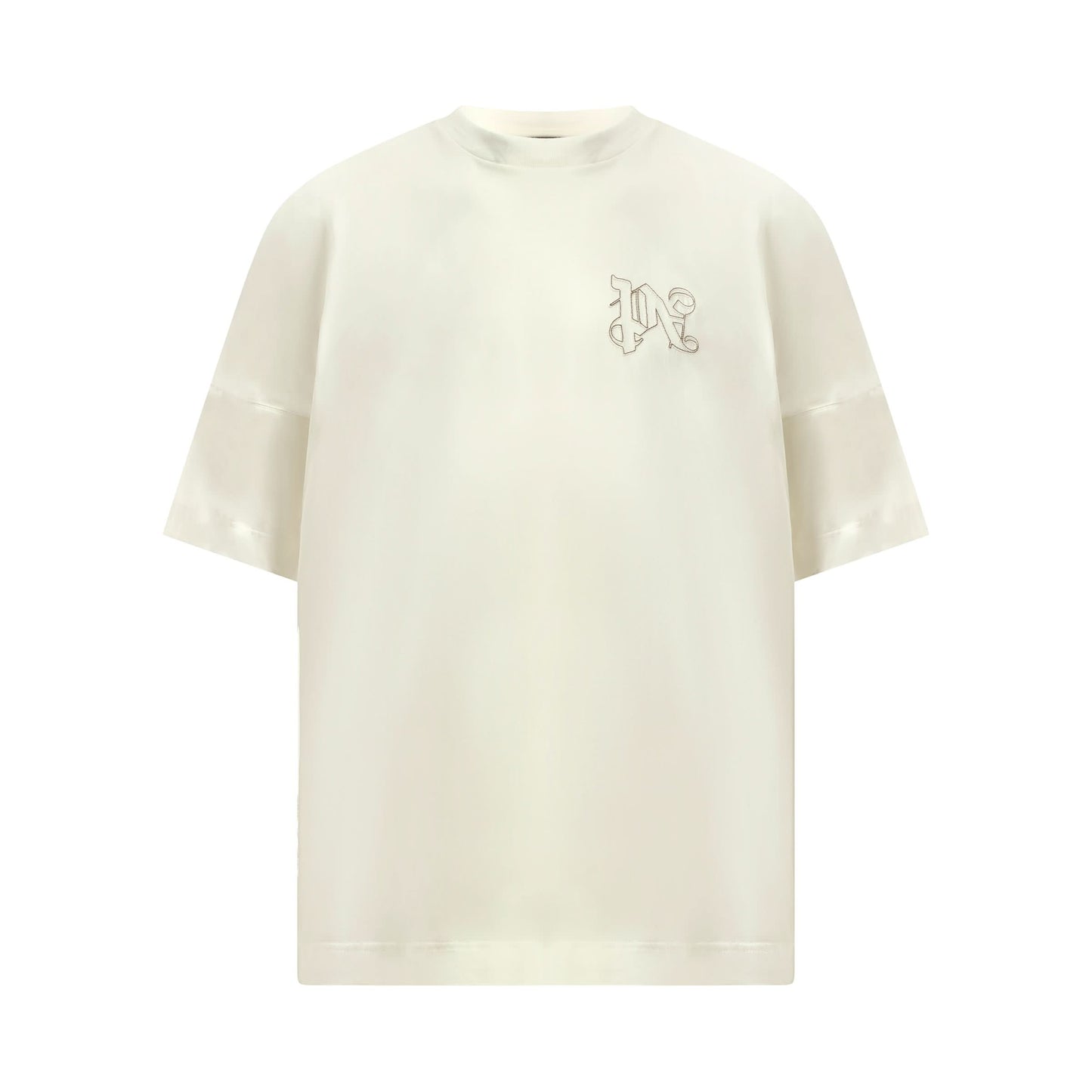 PA Monogram Over T-Shirt in Off White