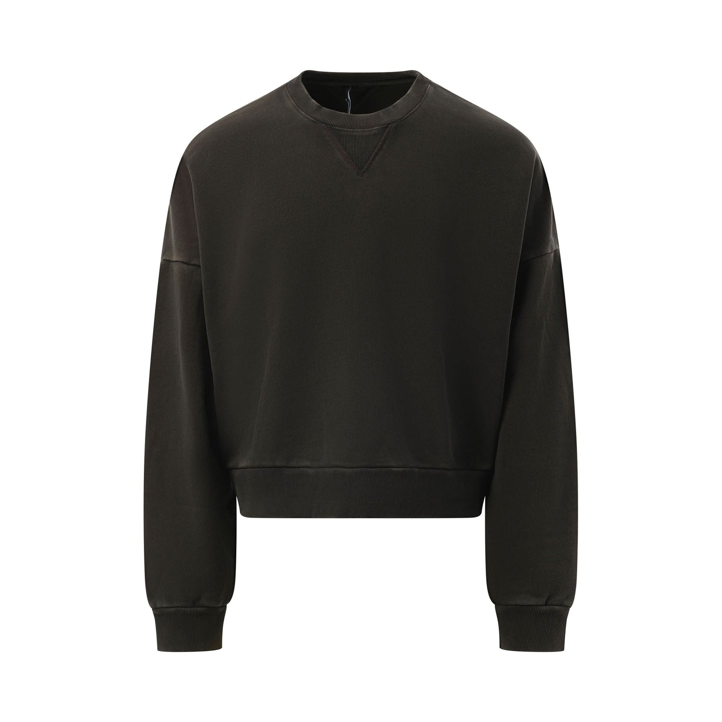 Box Sweatshirt in Washed Black