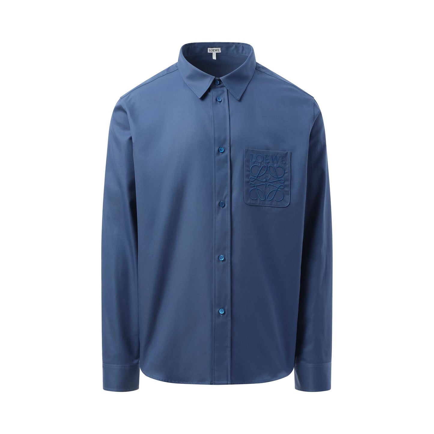 Anagram Pocket Shirt in Old Blue