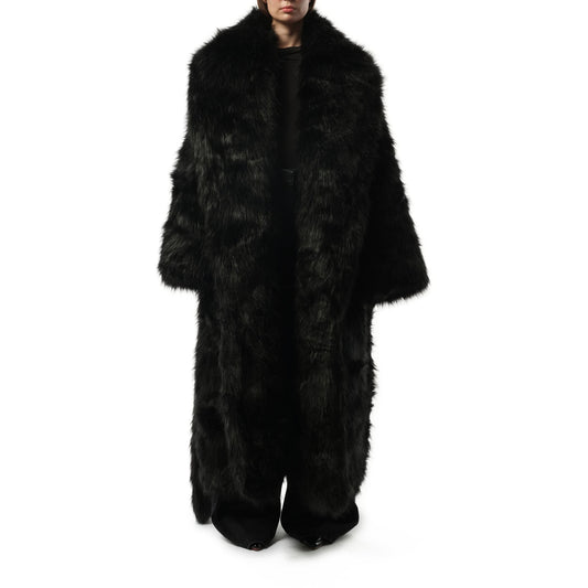 Vast Fur Coat in Black