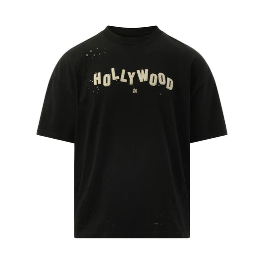 Hollywood Shotgun Oversized T-Shirt in Black