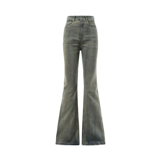 Bolan Bootcut Denim Pants in Sky