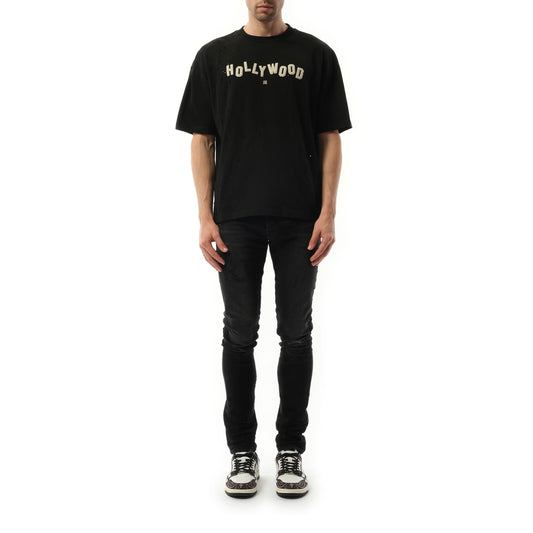 Hollywood Shotgun Oversized T-Shirt in Black