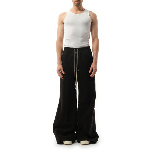 Brushed Wide Bela Pants in Black