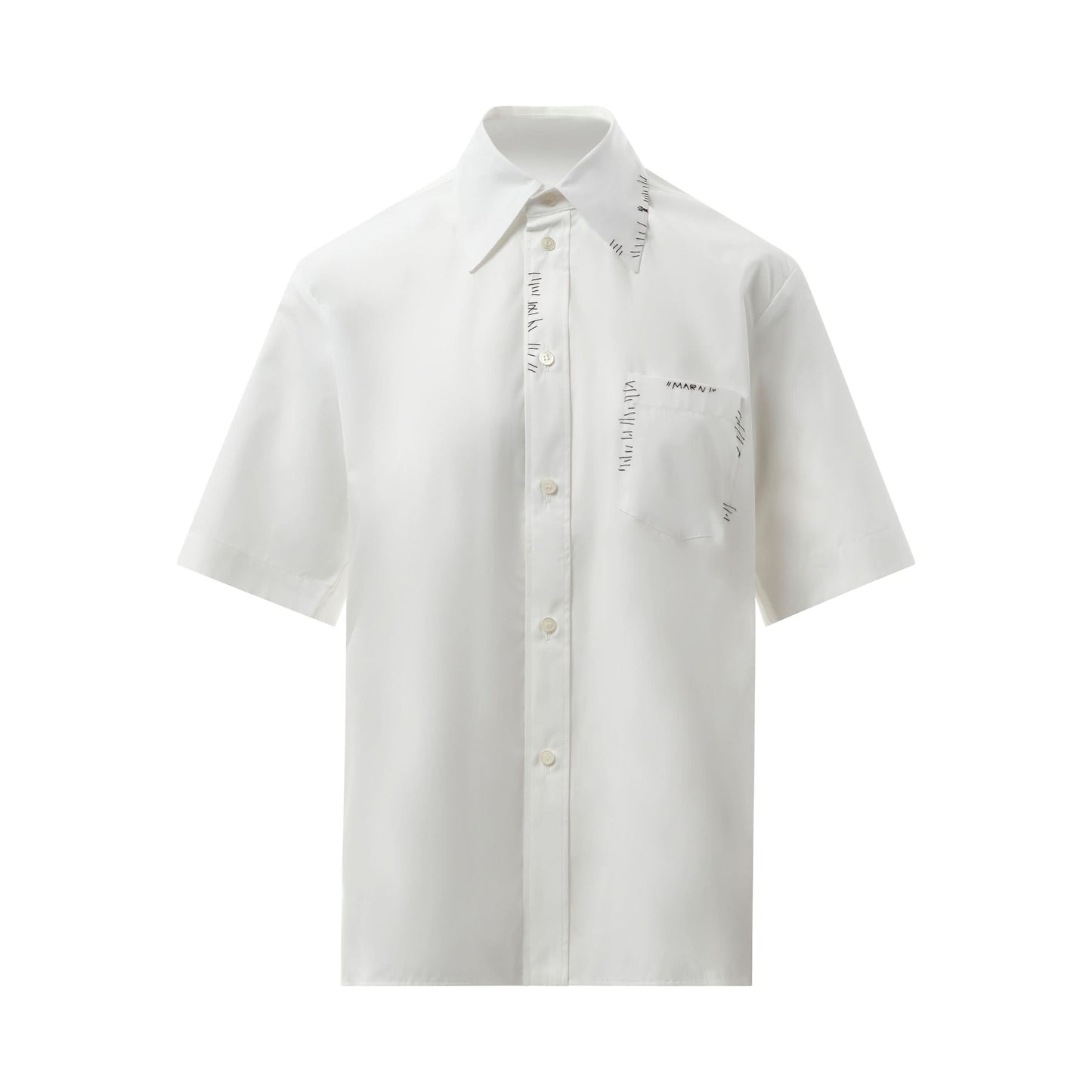 Short Sleeve Shirt in Lily White