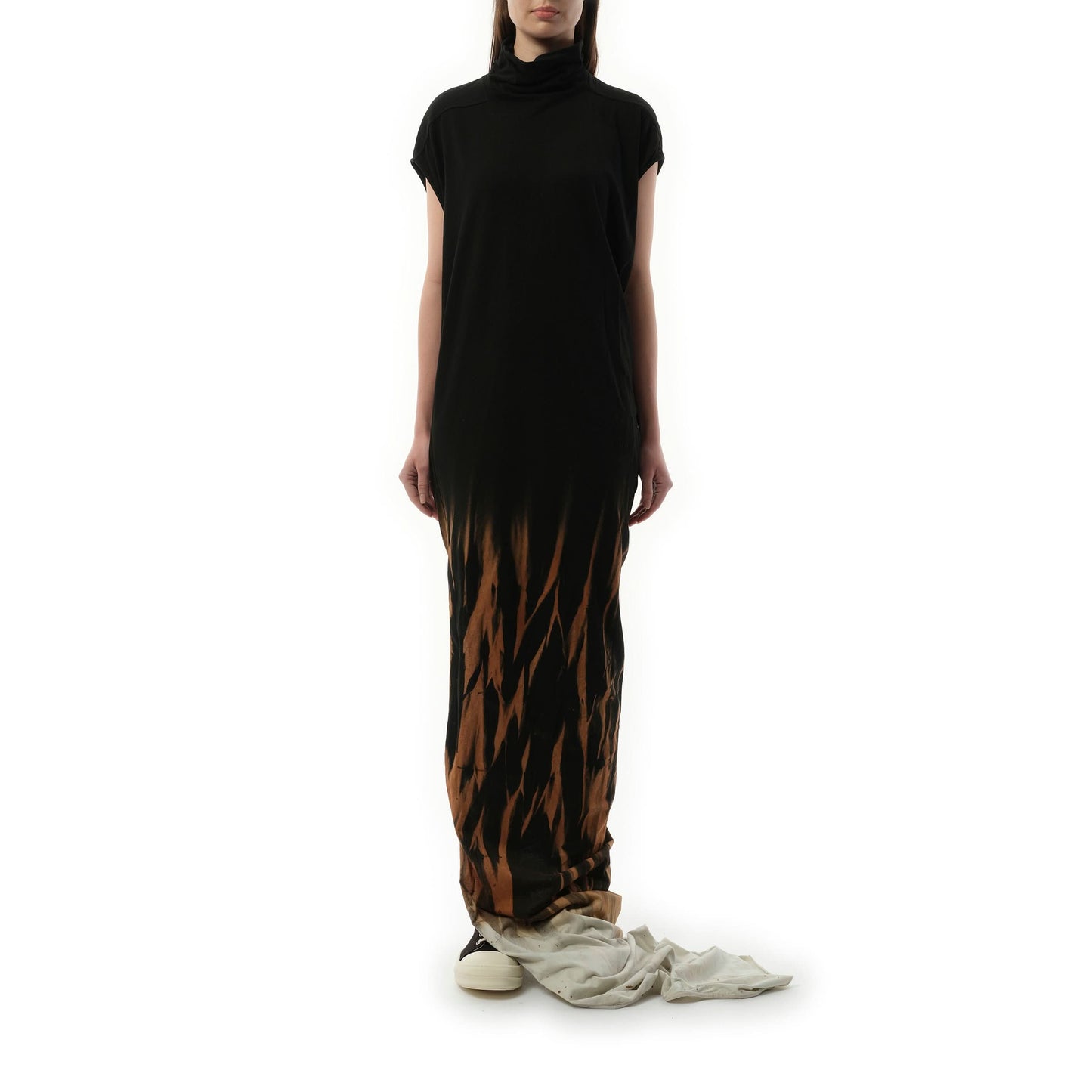 EDFU T Dress in Black/Terra