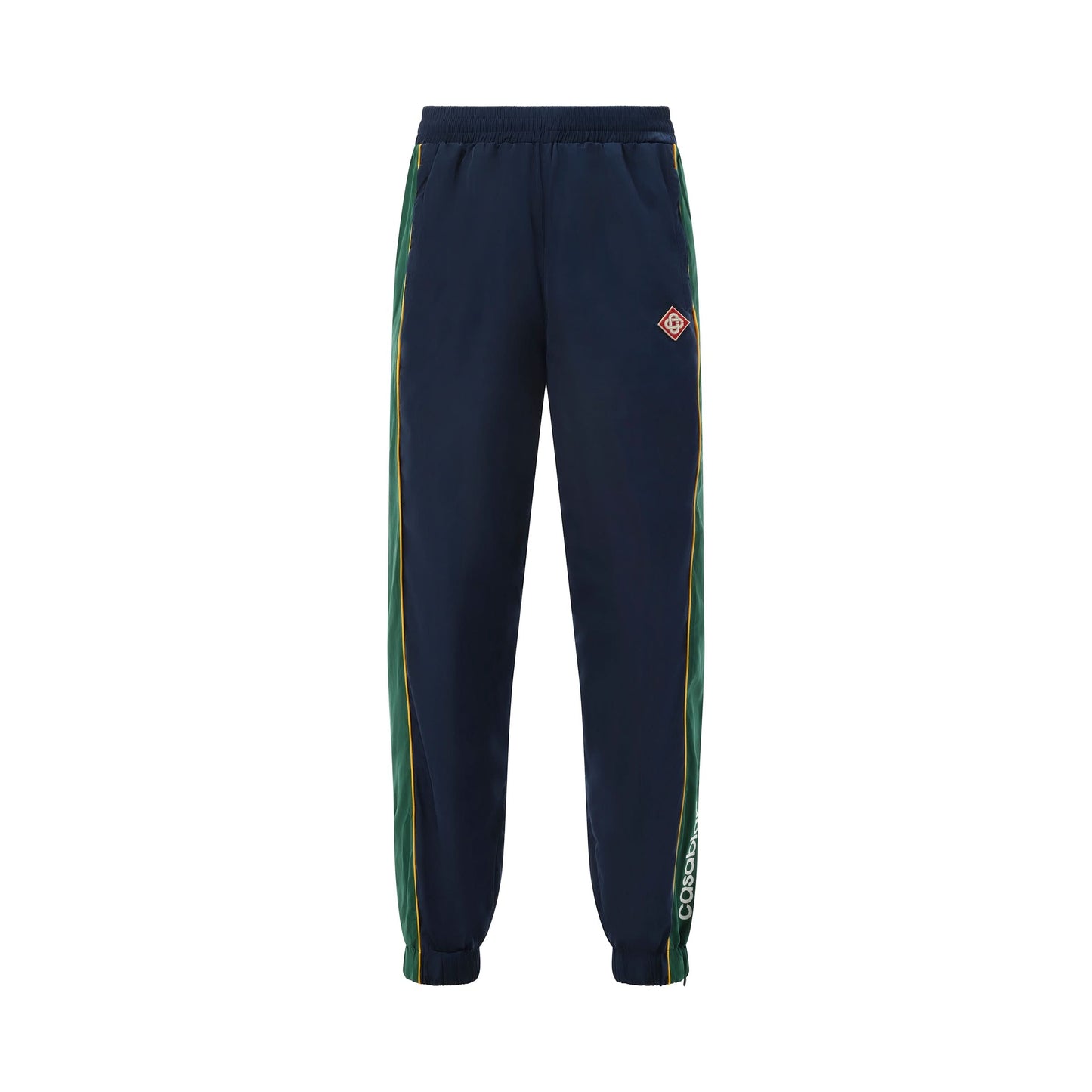 Windbreaker Pants in Navy/Evergreen