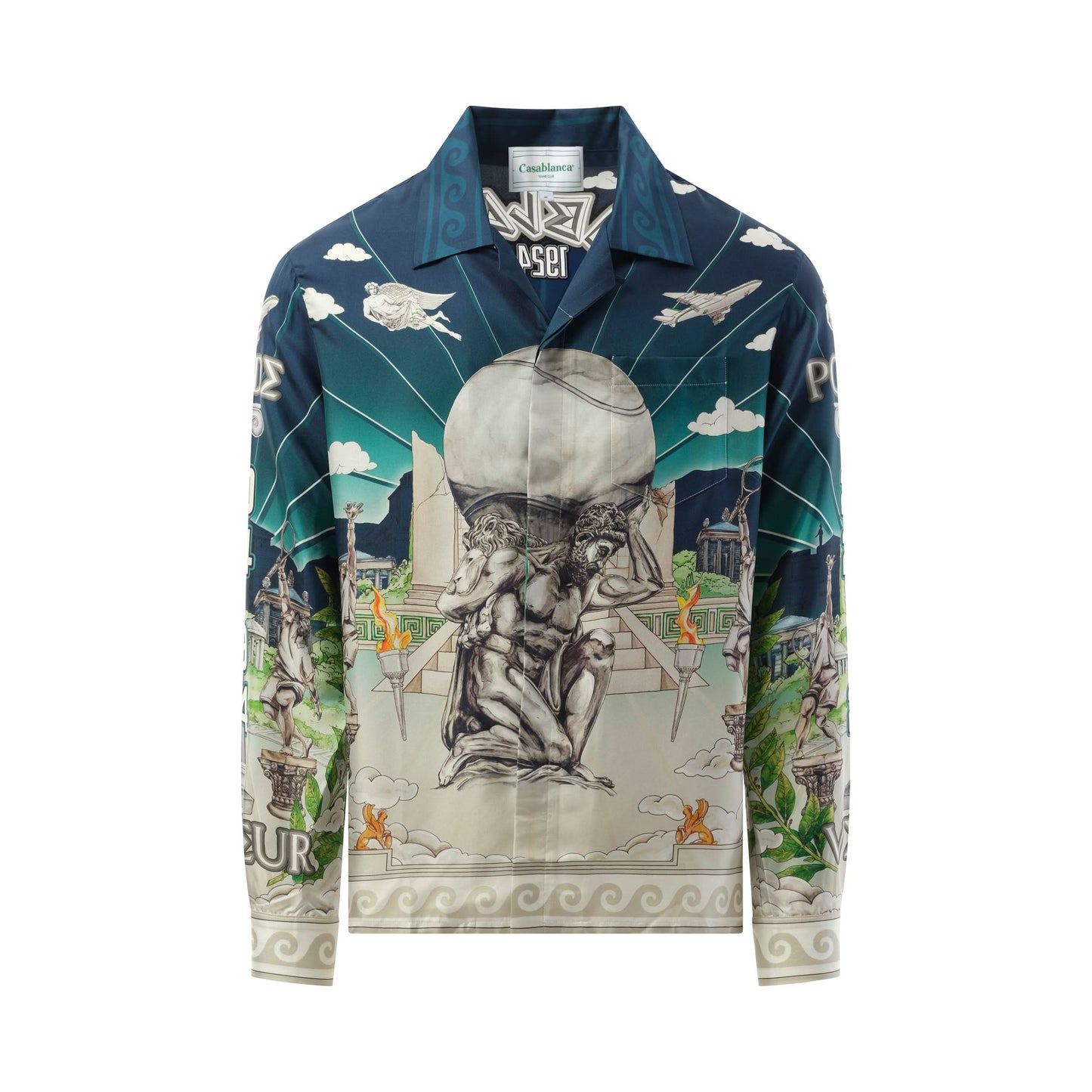 Temple of Sports Long Sleeve Shirt in Multicolour