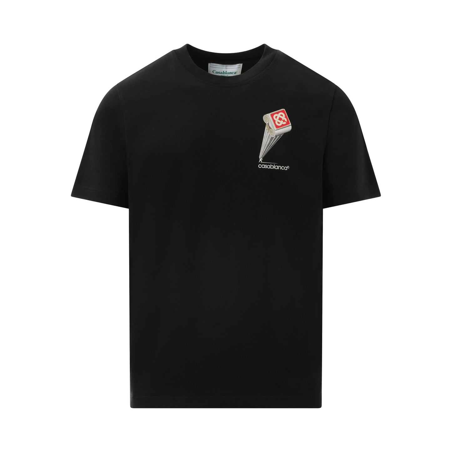 Leaning Column Printed T-Shirt in Black