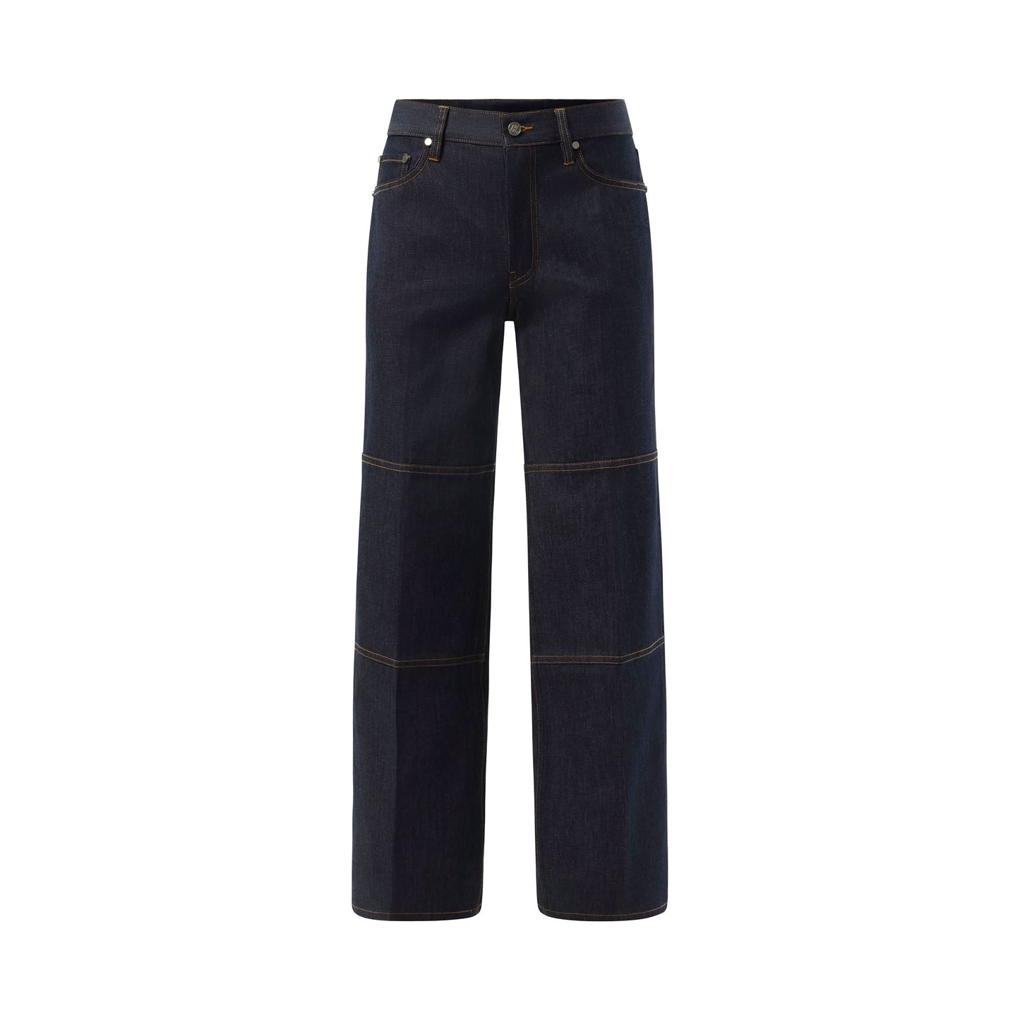 Zip Carpenter Jeans in Raw Indigo