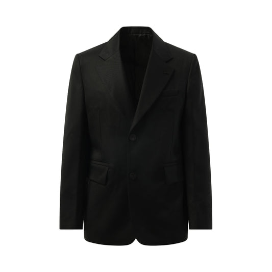 2 Button Suit Blazer in Black