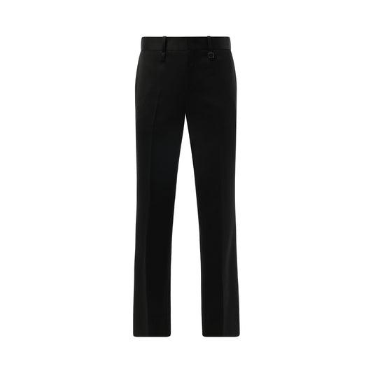 Pleated Suit Pants in Black